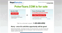 Desktop Screenshot of pokertsars.com