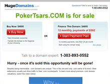 Tablet Screenshot of pokertsars.com